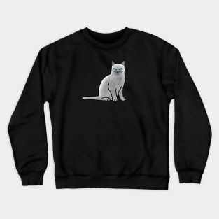 Russian Blue Cat Crewneck Sweatshirt